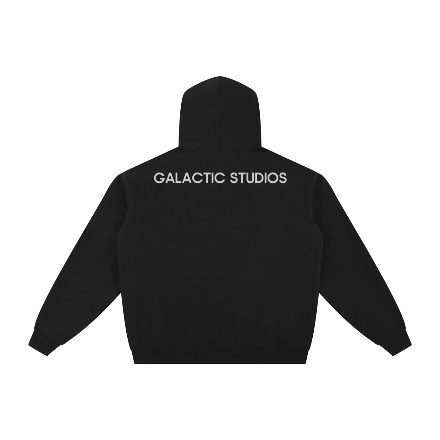 Galactic Studios Acne font zip up hoodie