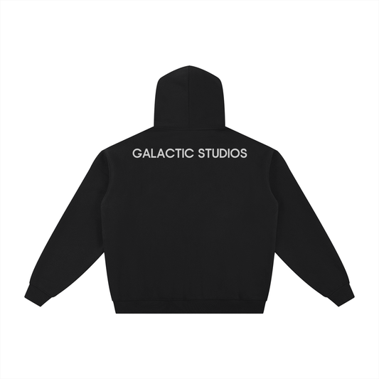 Galactic Studios Acne font zip up hoodie