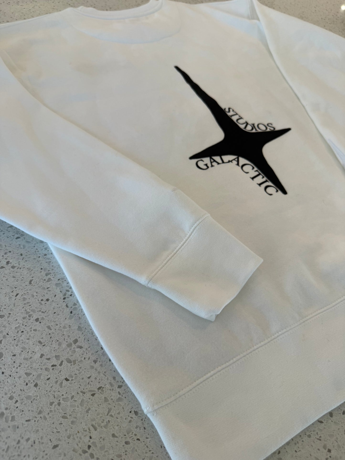 Galactic studios star embroidery crewneck
