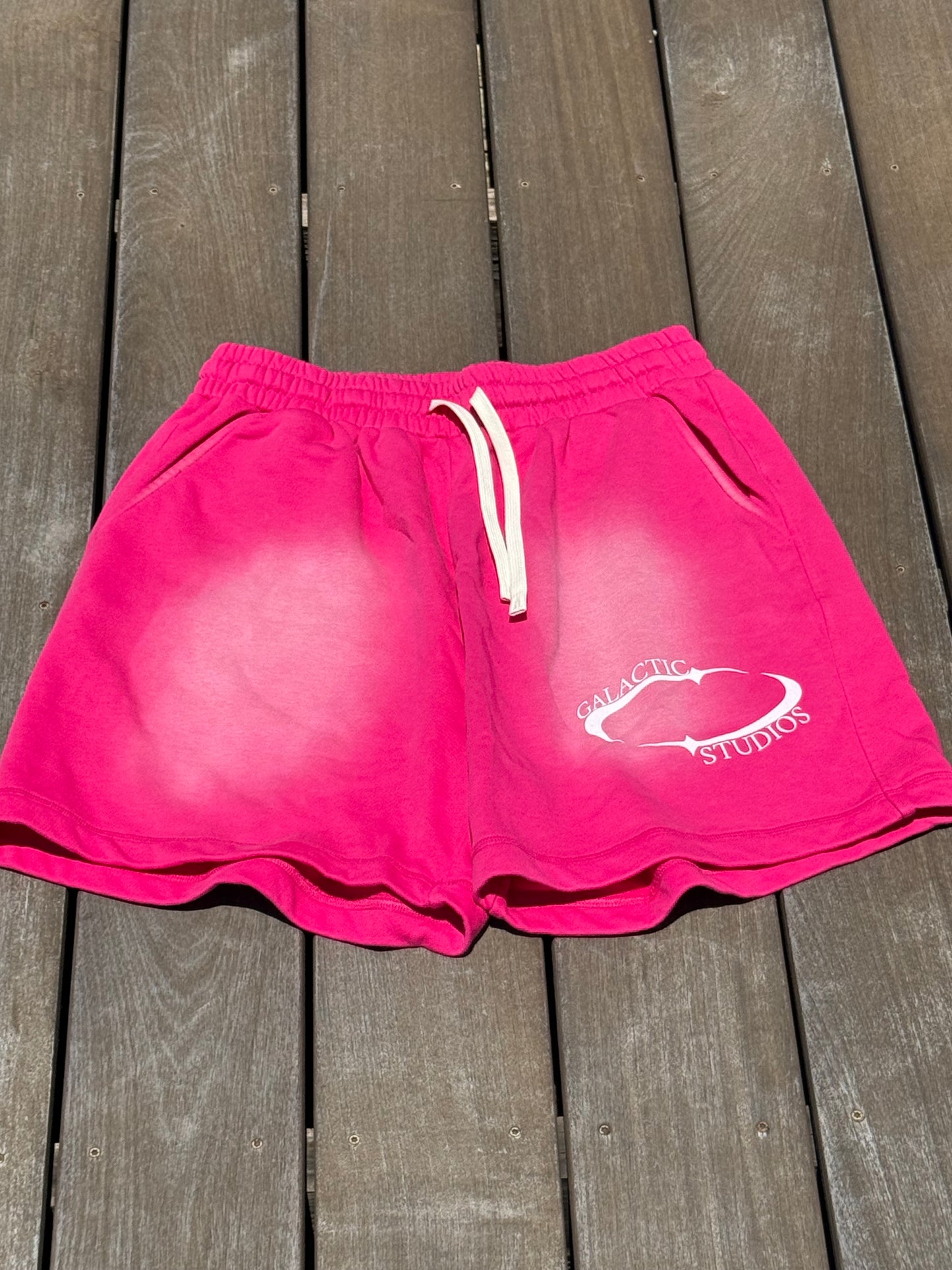 Galactic Studios sun fade shorts